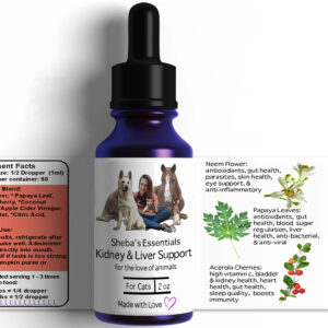 Kidney & Liver Support Tincture for Cats